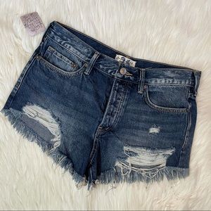 Free People Denim Shorts NWT